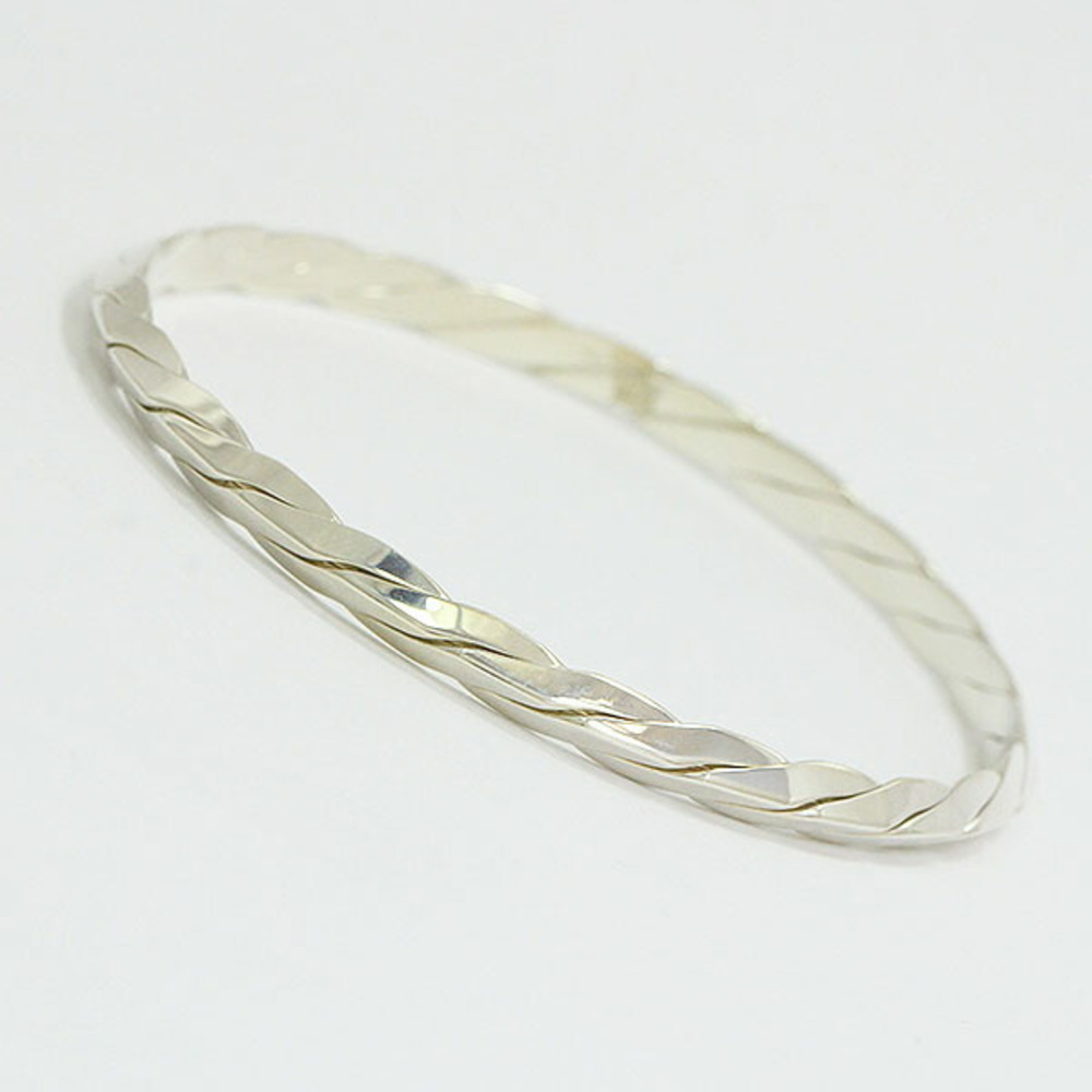 Tiffany Twist Bangle Bracelet Silver
